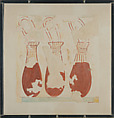 Three Jars, Tomb of Mentuiwy, Charles K. Wilkinson, Tempera on paper