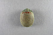 Scarab, Paste, light green, opaque