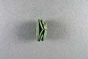 Scarab, Faience, light green glaze
