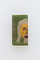 Inlay, satyr, Glass