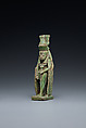 Composite Figure of Mut and Isis Amulet, Faience