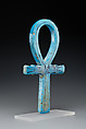 Ceremonial Implement in the Shape of an Ankh, Faience