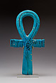Ceremonial Implement in the Shape of an Ankh, Faience