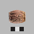 Bead with Cartouche of Shebitqo, Faience