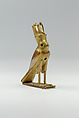 Amulet, Horus falcon, Gold