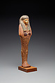 Shabti of Yuya, Cedar, gold, paint
