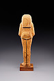 Shabti of Yuya, Cedar, ink