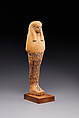 Shabti of Yuya, Cedar, ink