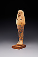 Shabti of Yuya, Cedar, ink