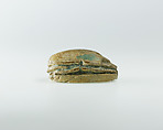 Scarab of an Official, Green glazed steatite