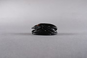 Scarab Inscribed with Blessing Related to Amun, Obsidian