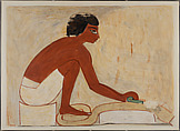 Leather Working, Tomb of Rekhmire, Nina de Garis Davies, Paper, tempera paint, ink