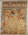 Neferhotep and Wife Offering, Tomb of Neferhotep, Nina de Garis Davies, Tempera on paper