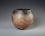 Black-topped brown ware bowl, Pottery