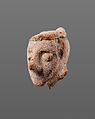 Head from a human figure, Pottery; paint