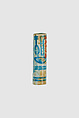 Cylinder seal with name of Amenemhat III, Bright blue glazed steatite
