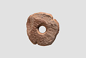 Perforated disc, Pottery