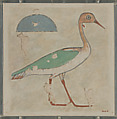 Detail of a Bird, Tomb of Khnumhotep, Nina de Garis Davies or, Tempera on paper