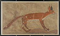 Detail of a Wild Feline, Tomb of Khnumhotep, Nina de Garis Davies or, Tempera on paper