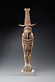 Ptah-Sokar-Osiris Figure inscribed for Pestjauwymin, Wood, paint, paste