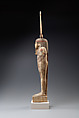 Ptah-Sokar-Osiris Figure inscribed for Pestjauwymin, Wood, paint, paste