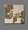 Tile with the image of Bes from the palace of Ramesses II, Faience