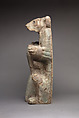 Lion Subduing a Prince of Kush, Faience