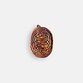 Scarab Finger Ring of Neferkhawet, Silver, glazed steatite