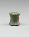 Spool-Shaped Game Pieces from Neferkhawet's Tomb, Faience