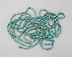 Strand of Scarab and Scaraboid Beads, Faience