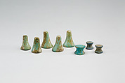 Conical Game Piece, Faience
