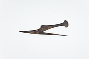Tweezer-razor from the Burial of Amenemhat, Bronze or copper alloy