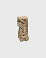 Head from a figurine of a Woman, Pottery
