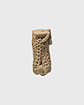 Head from a figurine of a Woman, Pottery