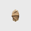 Head from a figurine of a Woman, Pottery