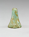 Conical Game Piece, Faience