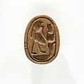 Scarab from Ruiu's Burial, Glazed steatite