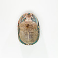 Scarab from Ruiu's Burial, Steatite (glazed)