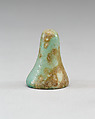 Conical Game Piece, Faience