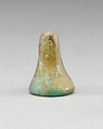 Conical Game Piece, Faience