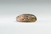 Scarab Ring of Ruiu, Steatite (glazed), silver