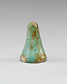 Conical Game Piece, Faience