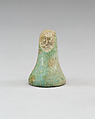 Conical Game Piece, Faience