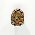 Scarab from Rennefer's Burial, Faience