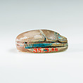 Scarab from Rennefer's Burial, Faience