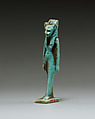 Lion-headed goddess, Faience
