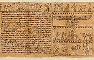 Book of the Dead of the Priest of Horus, Imhotep (Imuthes), Papyrus, ink