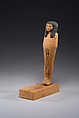 Base of Osiris Figure of Hatnefer (see 47.105.2), Wood, paint