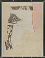 Dog Named Ebony Under Owner's Chair, Tomb of Duaerneheh, Nina de Garis Davies, Tempera on paper