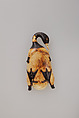 Cosmetic Dish in the Shape of a Trussed Duck, Paint, stain
